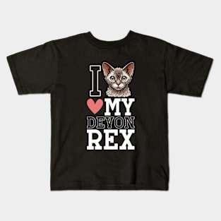 I love my Devon Rex Kids T-Shirt